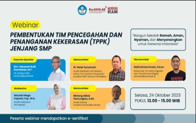 Cegah Kekerasan pada Peserta Didik, Direktorat SMP Dorong Pembentukan TPPK